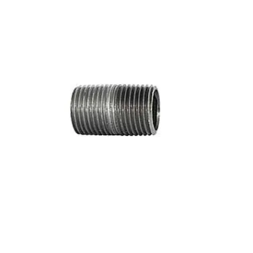 Imperial 99211 Malleable Black Iron Nipple, 1/4", Per Package Of 5