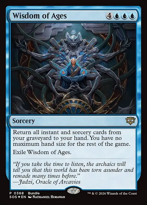 Wisdom of Ages (V.1) PSOS-368 Rare Near Mint Englisch Foil