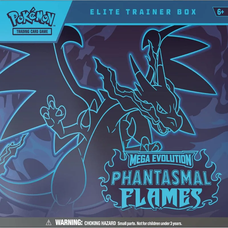 Pokemon TCG Phantasmal Flames Elite Trainer Box – Factory Sealed Booster Set