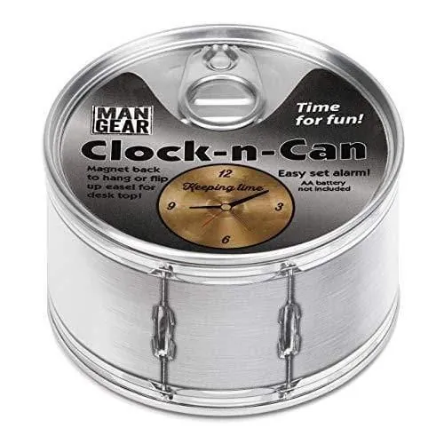 Rockin Rhythm Drum Desk Clock Magnetic Mini Gift Demdaco Music Decor