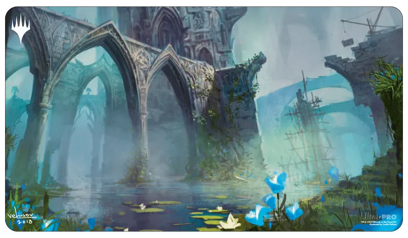 Ravnica Remastered House Dimir Watery Grave Standard Gaming Playmat for Magic: The Gathering