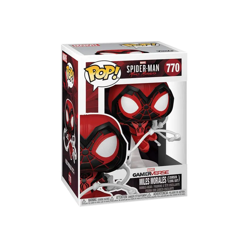 Funko Marvel Gamerverse POP Miles Morales Crimson Cowl Suit Figure