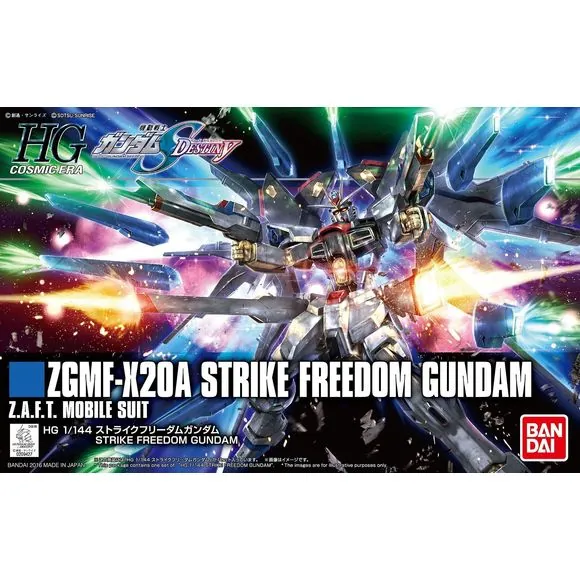 Bandai Hobby HGCE SEED Destiny Strike Freedom Gundam Revive 1/144 HG Model Kit