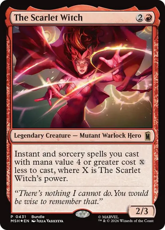 The Scarlet Witch (Foil) - Unique and Miscellaneous Promos - #0431