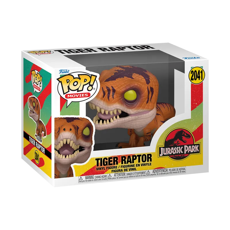 Funko Pop! Movies: Jurassic Park - Tiger Raptor #2041