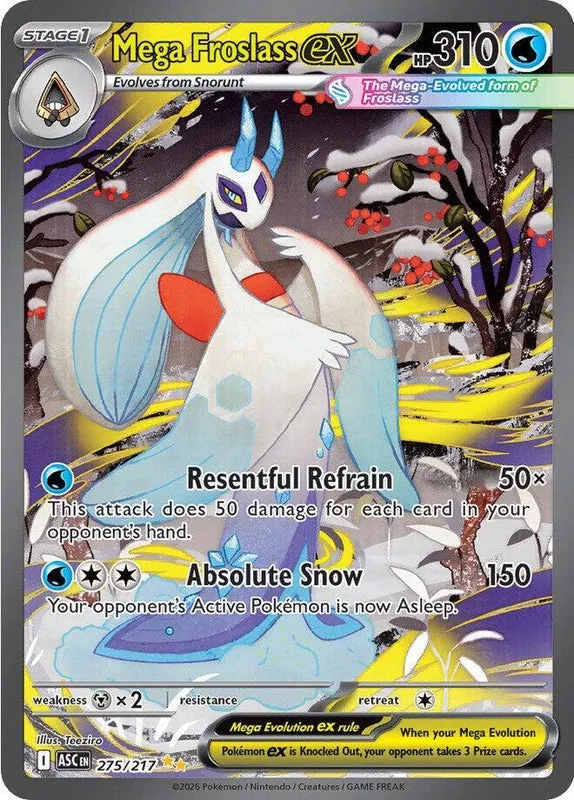Mega Froslass ex (SIR)- 275/217 - Ascended Heroes