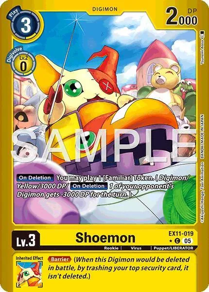 Shoemon (Limited Foil) - Dawn of Liberator (EX-11) - (EX11-019)