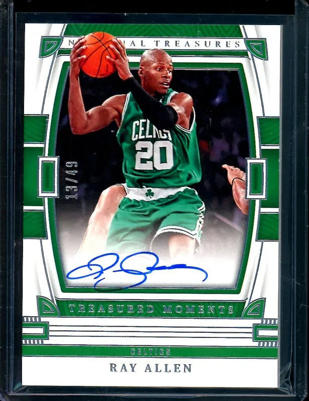 2022/23 Panini National Treasures Ray Allen Treasured Moments Auto /49 Celtics