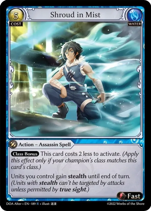 Shroud in Mist (189) (Dawn of Ashes Alter Edition) (DOA Alter)