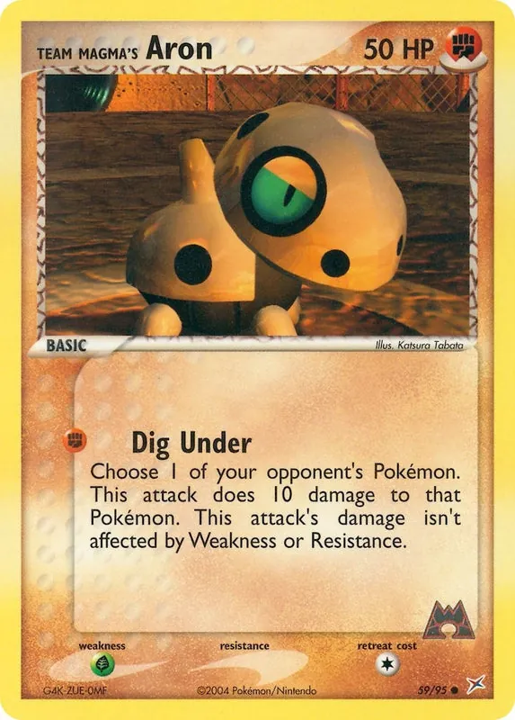 Team Magma's Aron (59/95) (EX Team Magma vs Team Aqua) (MA)