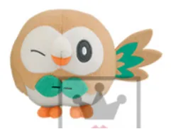Pokemon Plush Rowlet Korotto Manmaru 2017 Banpresto