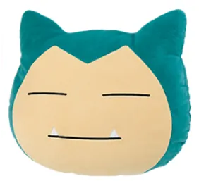 Pokemon Plush Cushion Snorlax Face 2019 Banpresto