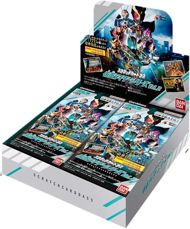 Bandai Kamen Rider Scratch Card Series Vol. 2 20-Piece Box Set