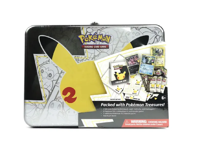 2021 Pokémon Celebrations Collectors Chest 25 Anniversary Lunchbox