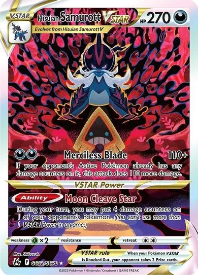 Hisuian Samurott VSTAR (GG52/GG70) [Crown Zenith: Galarian Gallery]