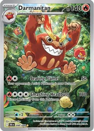 Darmanitan - 098/086 98 - SV Black Bolt Holofoil