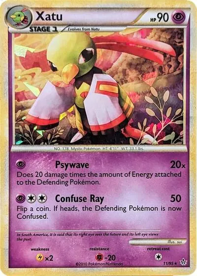 BLE: Xatu - 11/95 (Cracked Ice Holo) (Holofoil)