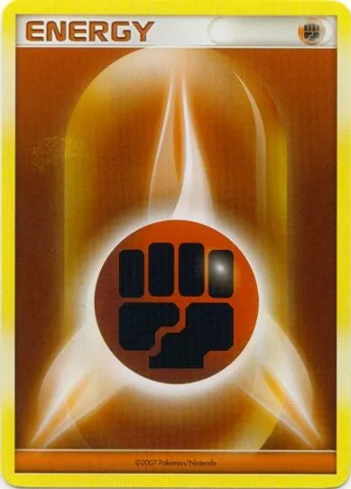 Fighting Energy (2007 Unnumbered D/P Style Non Holo) [League & Championship Cards]