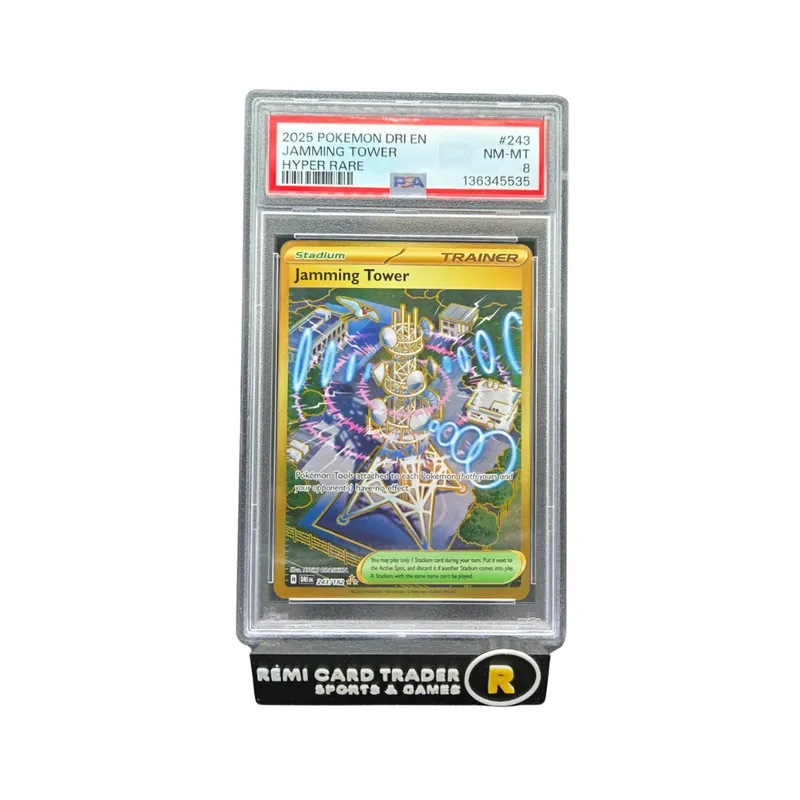 POKÉMON 2025 JAMMING TOWER (DESTINED RIVALS) #243 PSA NM-MT 8